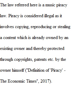Music Piracy Law